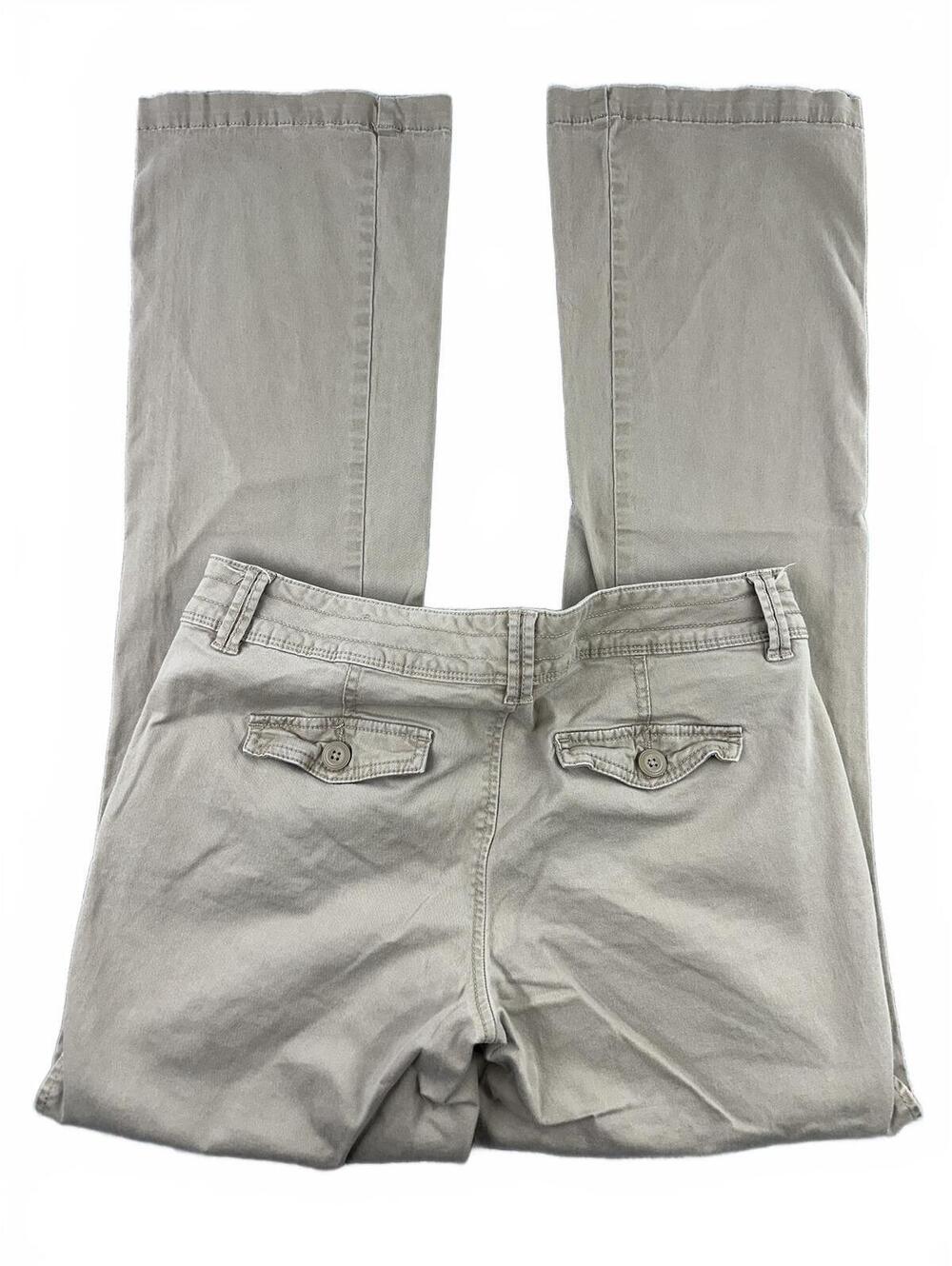 Maurice's Beige Bootcut Pants 90s Casual Office